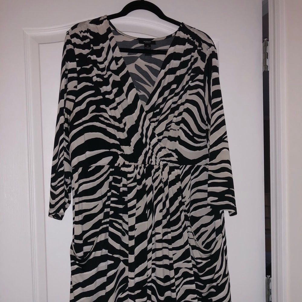 Alfani animal print dress